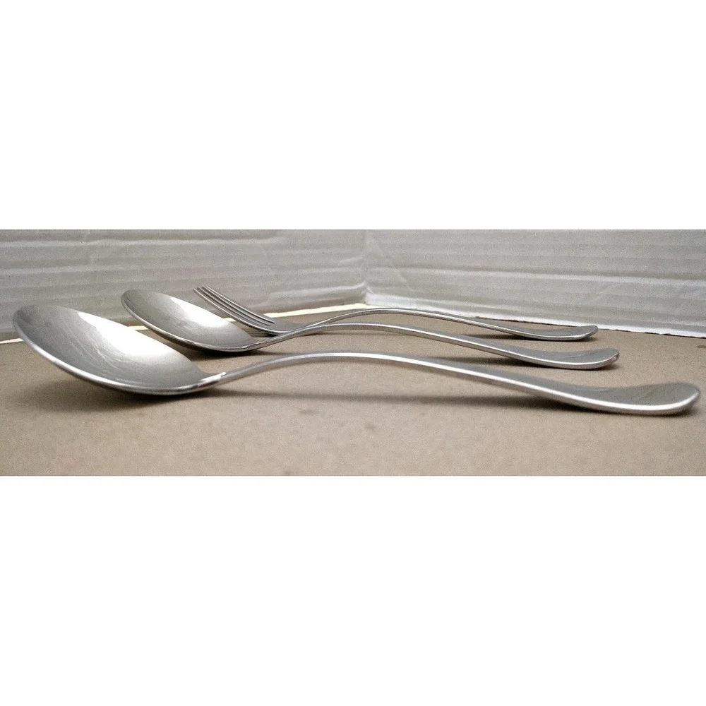 Gourmet Settings GS 18/10 Flatware Stainless Steel Spoons And Fork Lot Of 3